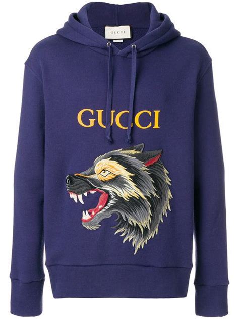 gucci hoodie with wolf|gucci sweatsuit women.